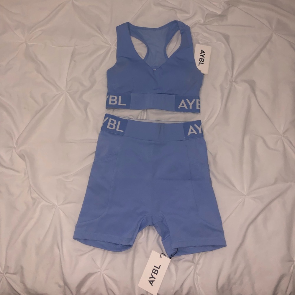 Light blue AYBL workout set